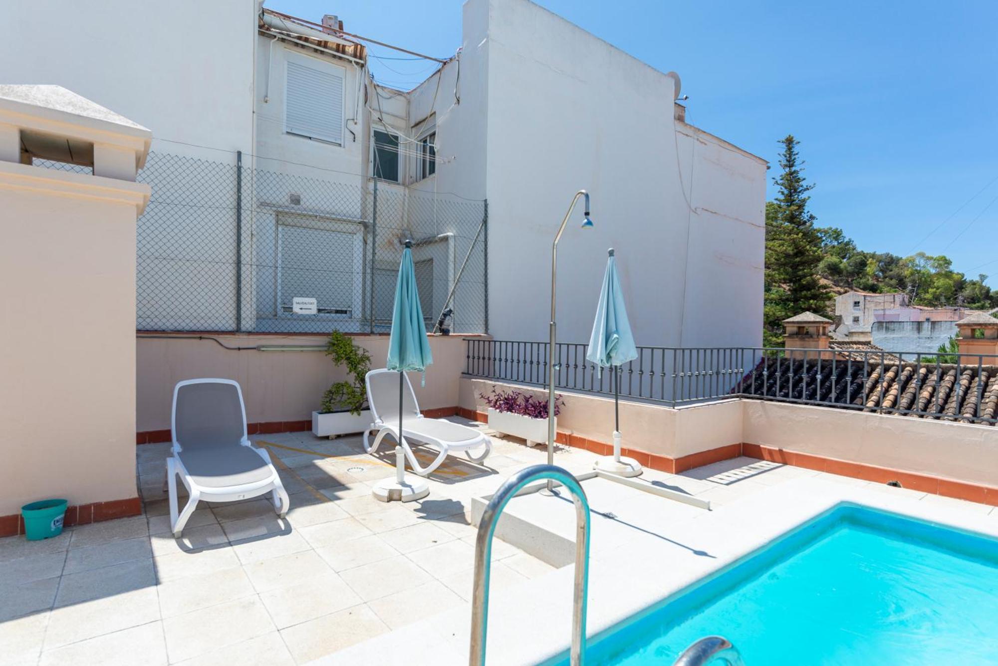 Apartment & Pool In Malaga City Center Kültér fotó